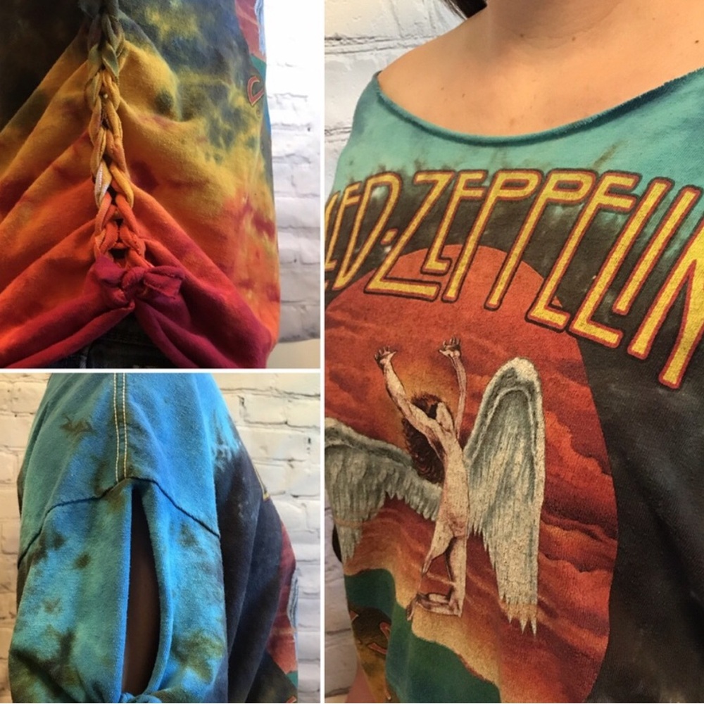 Led Zeppelin Tie-Dye Graphic Tee Size Large